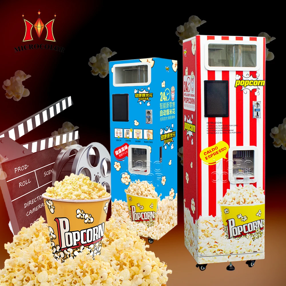 Self-service Small Commercial Popcorn Vending Machine Popcorn Machine Mini Automatic Popcorn Production Machine for Business