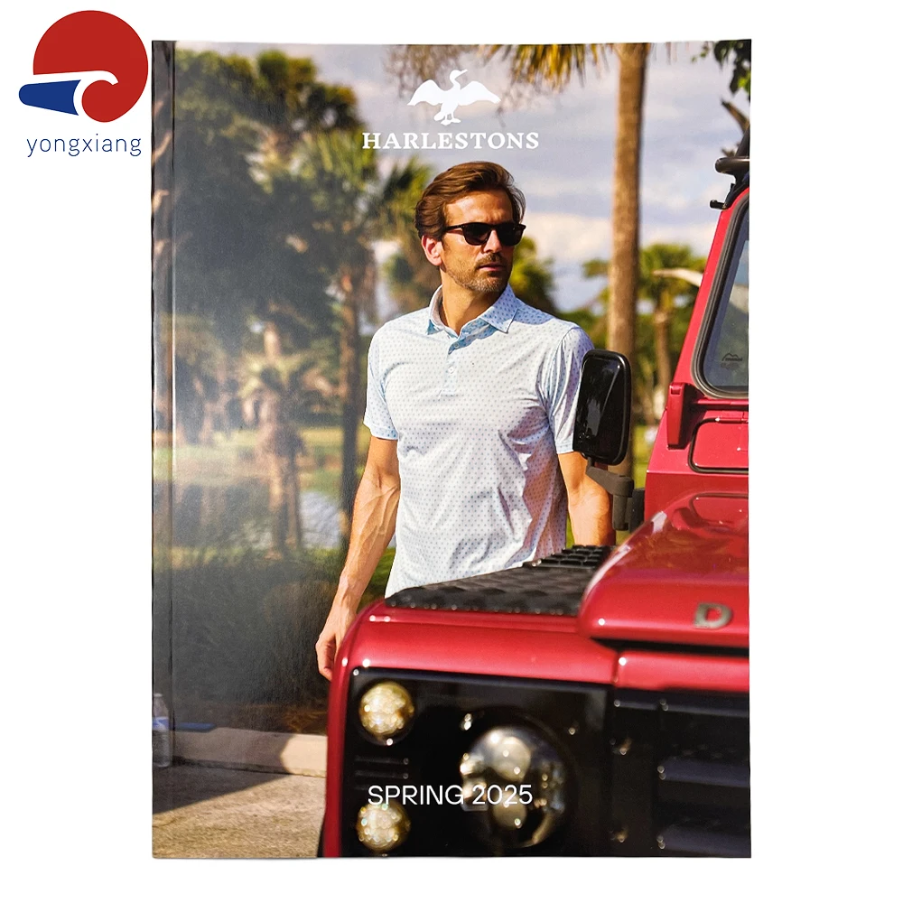 wholesale book service catalogue printing custom brochure paperback catalog