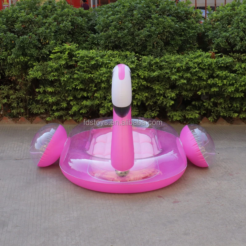 New Light-up Inflatable Pool Float Chair with Remote Control, Solar Powered Flamingo Pool Float
