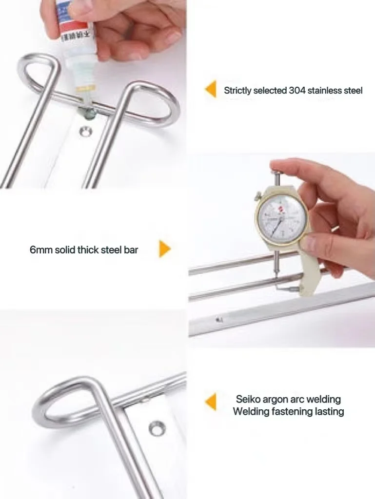 OEM/ODM Under Cabinet Display Hanging Shelf Stemware Racks Bar Metal Wine Glass Holder stainless steel Goblet Rack