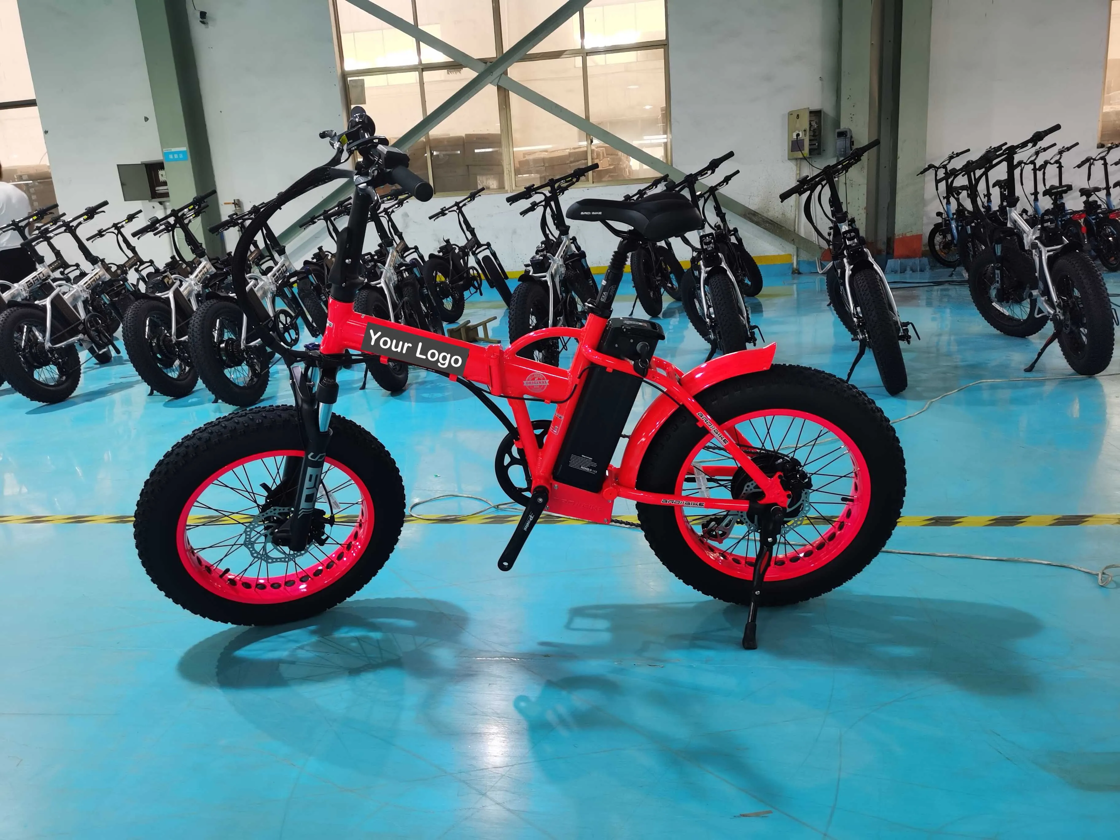 2024 Direct Factory Supply Cheap Quality Folding Electric bicycle Pedelec E-bike Fat Tire 20 x 4.0 foldable Ebike for Wholesale