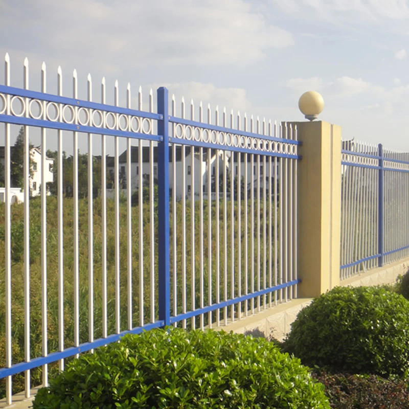 2023 New Design Low-Cost Bow Top Wrought Iron Fence Steel Gate with Coated and Waterproof Features