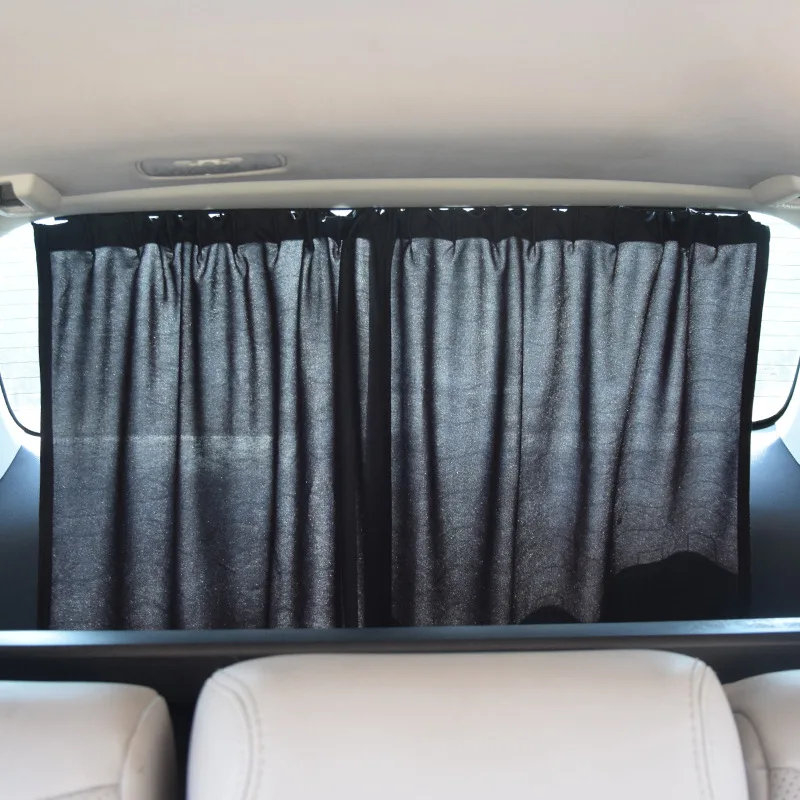 Hicen Car Interior Fashion Design Auto Window Curtain Fabric Black Out Curtain