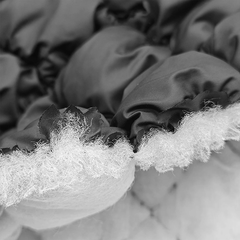 New fashion 100% nylon bag fabric 380T nylon taffeta bubble checked fabric quilting silk floss bag fabric