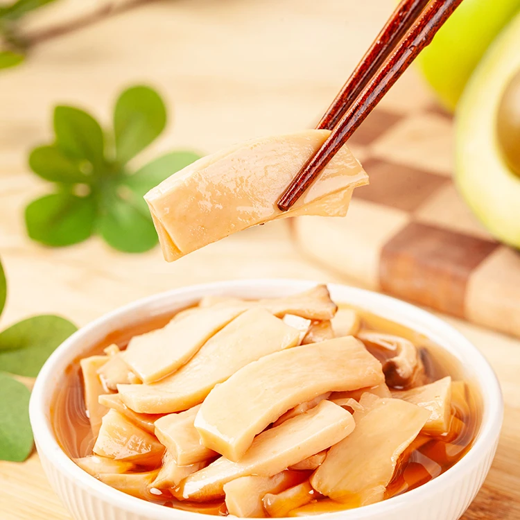 Вкусный 280 г стеклянный консервированный гриб Pleurotus Eryngii с легким открытием