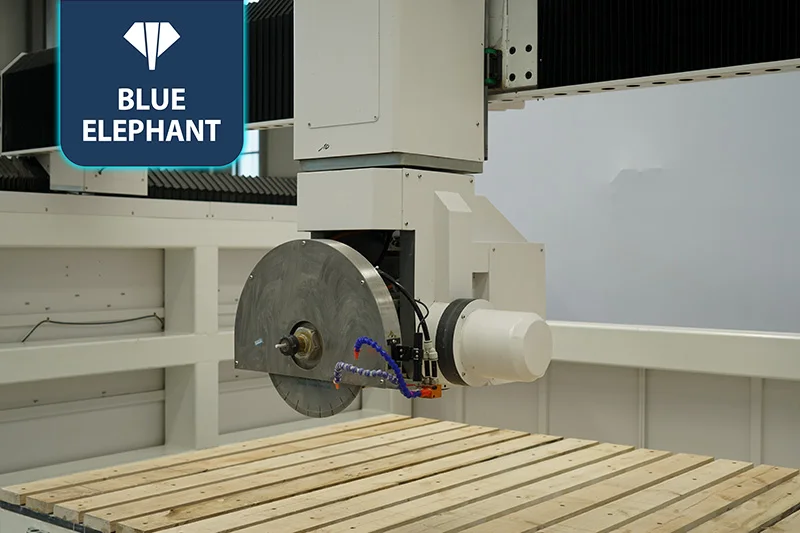Automatic cnc 5 axis bridge saw granite marble 3D stone carving machine price