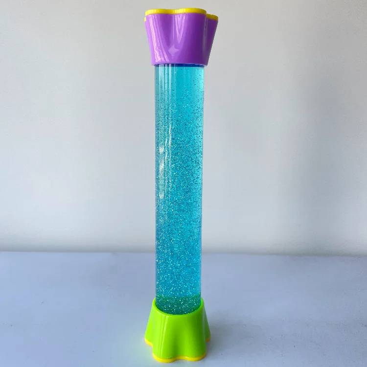 New  Novelty and funny sensory play timer tubes floating liquid hourglass sand timer for kids