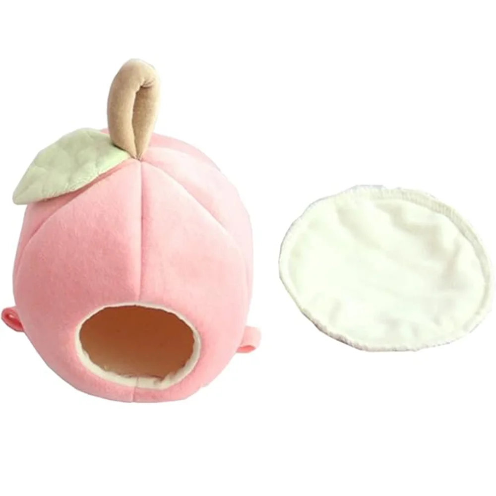 Lightweight Dreamy Fruit Designed Bed Nest Winter Hugging Hamster House for Small Sized Animals