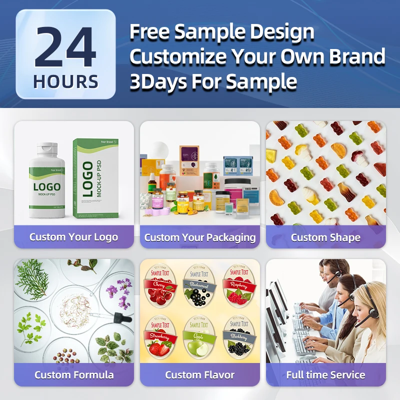 OEM Support Hair Nail Skin Healthy Supplement Food Black Seed Oil Gummy 1050mg for Vegan