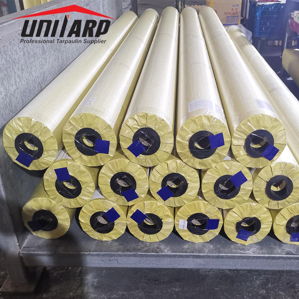 Waterproof 650 gsm Tarpaulins 18oz Vinyl Tarp PVC Tarpaulin Roll Fabrics for Truck Cover