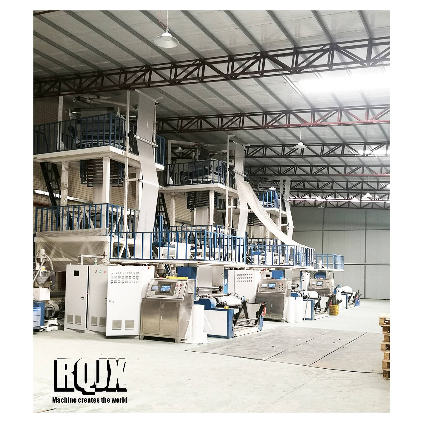 High Speed ABA Biodegradable HDPE LDPE PE bio polythene film blowing machine extruder
