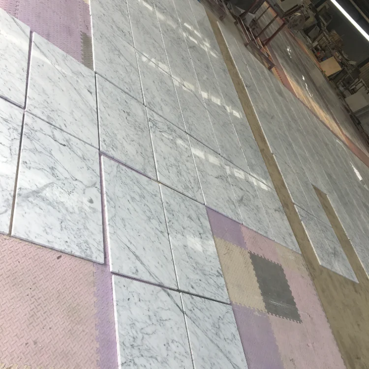 Wholesale Marmo Tile 1200x1200 Bianco Carrara Venato White Floor Design Marble