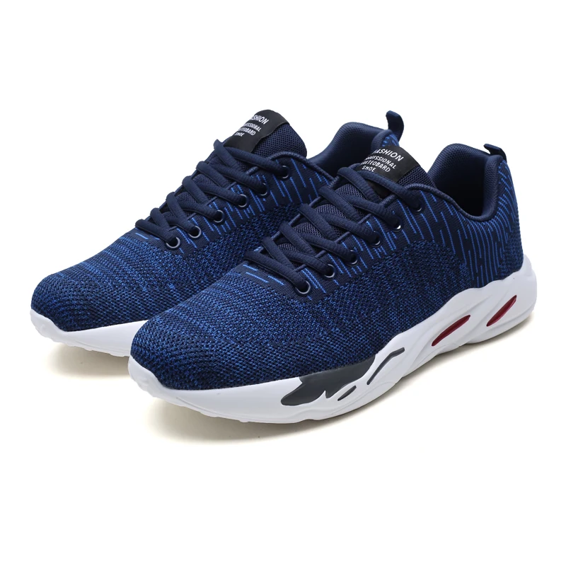 Новый дизайн спортивная обувь для здоровья синие кроссовки из ПУ кожи с высоким верхом повседневные мужские Китай Jinjiang oem оптовая продажа