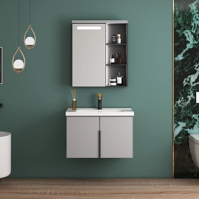  Hotel or Household style bath room wall Mounted cabinet mirror cheap bathroom vanity