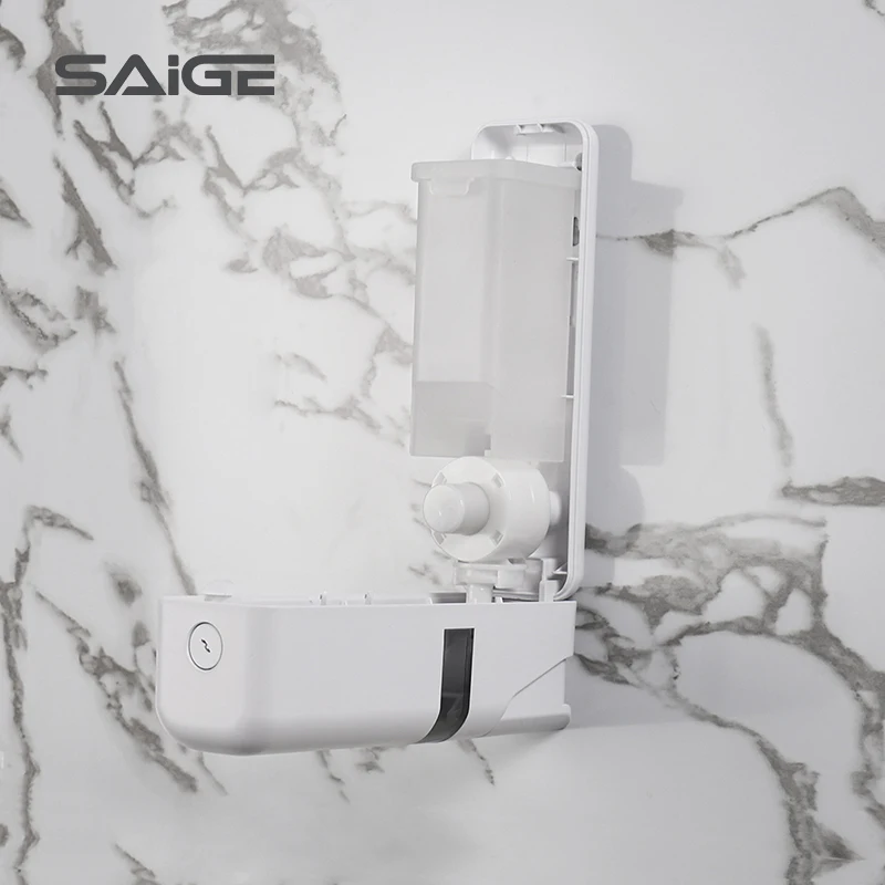 Guangzhou Saige оптовая продажа пластиковый настенный дозатор жидкого мыла для