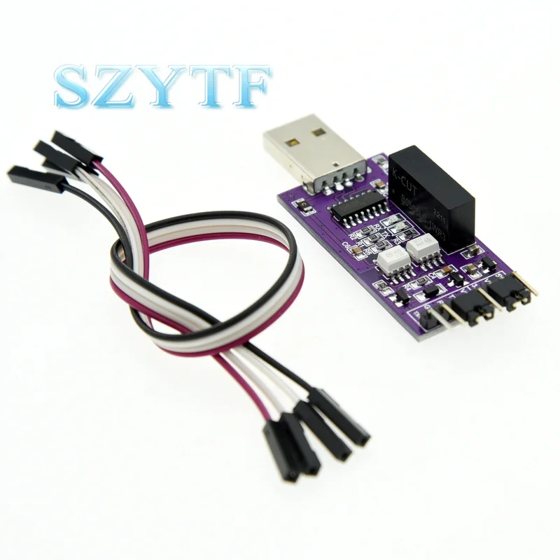 Optically isolated USB to serial port 5V3.3V2.5V1.8V optically isolated USB to TTL serial port CH340 UART