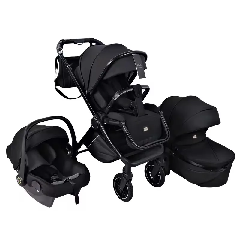 Coches Para Bebes. Luxury Carriage Stroller Baby 3 In 1 Kinderwagen Foldable Baby Stroller Pram 3 In 1 With Car Seat