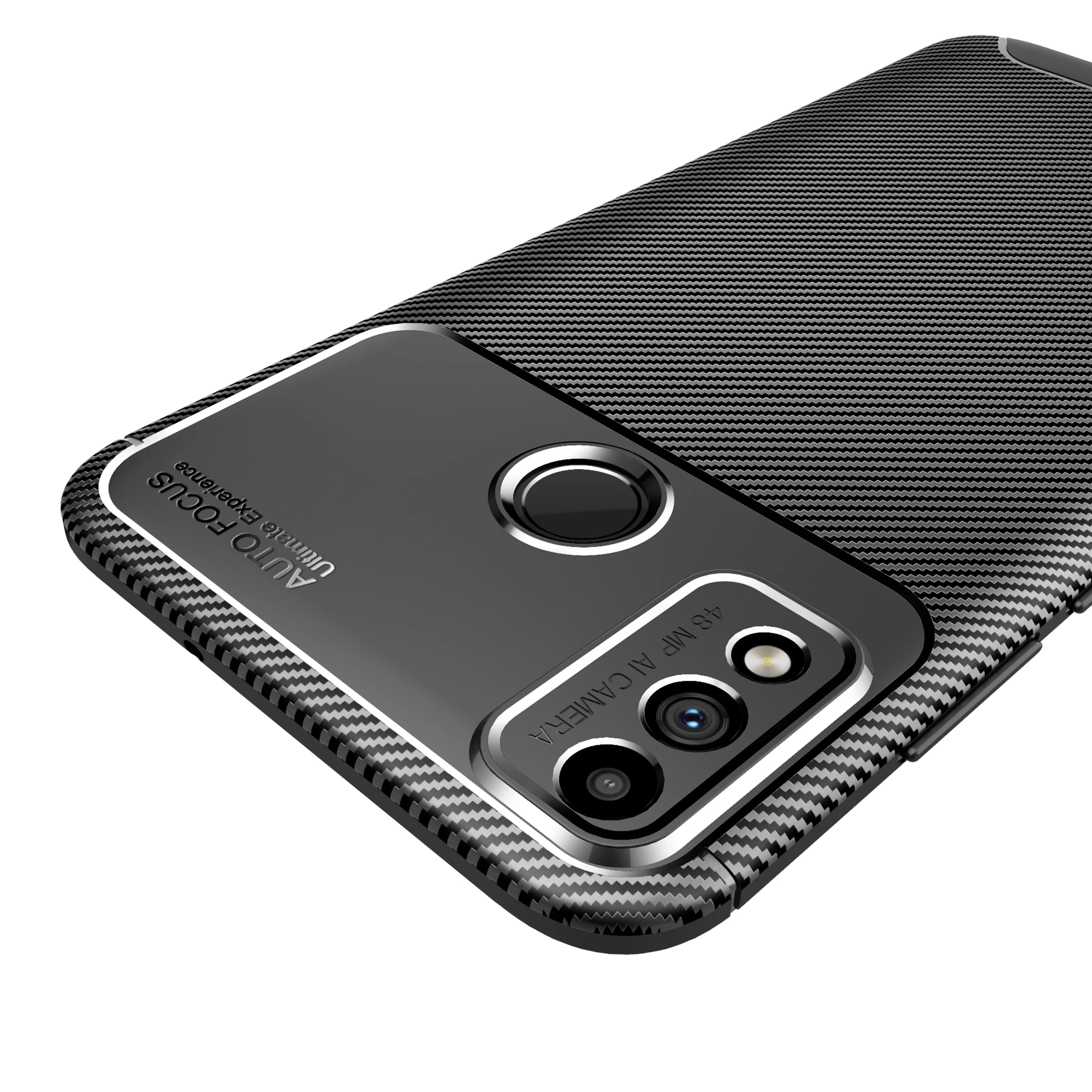 New soft Beetle carbon slim TPU cell phone case shockproof cover for Huawei honor 8a 8C 8x max 8x 9x lite 9x9xpro