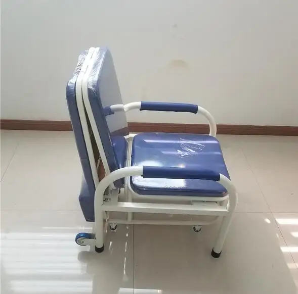 Больничное складное кресло для сопровождения с 4