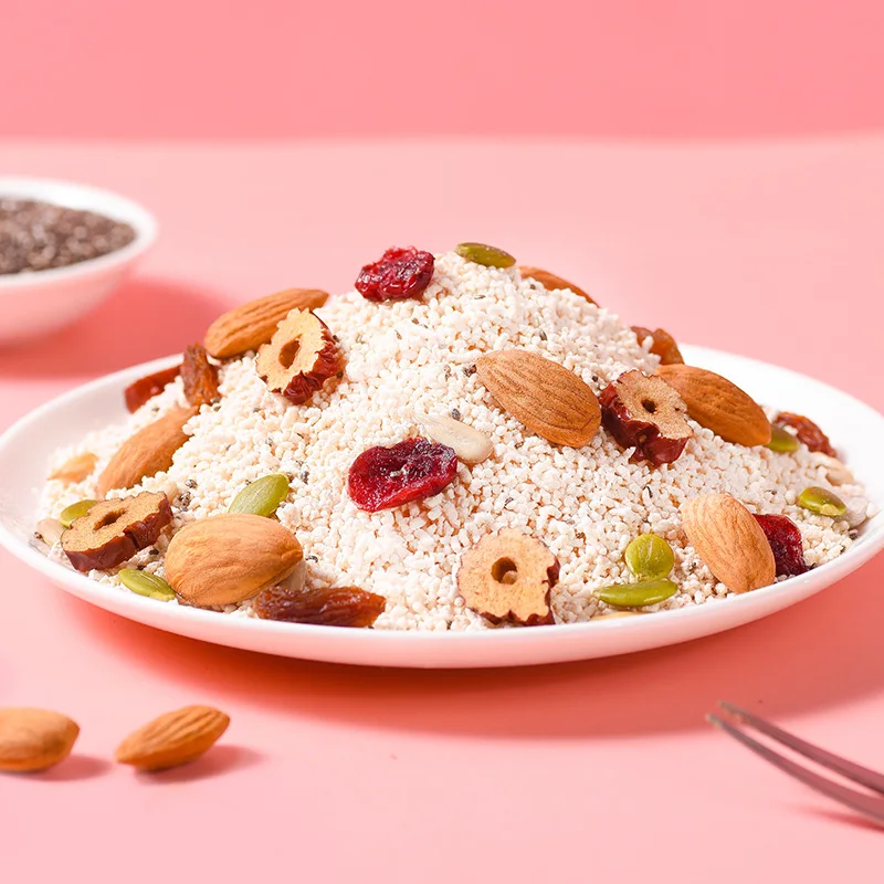 Yummeet Wholesale Chinese foods 500G chia qiya seed nut diet lotus root meal powder soup