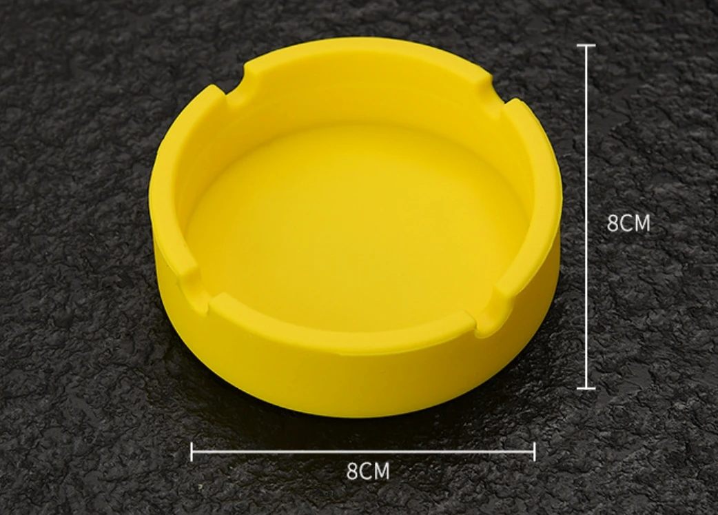 Other Lighters & Smoking Accessories Outdoor Portable Pocket Silicone Ashtray For Car