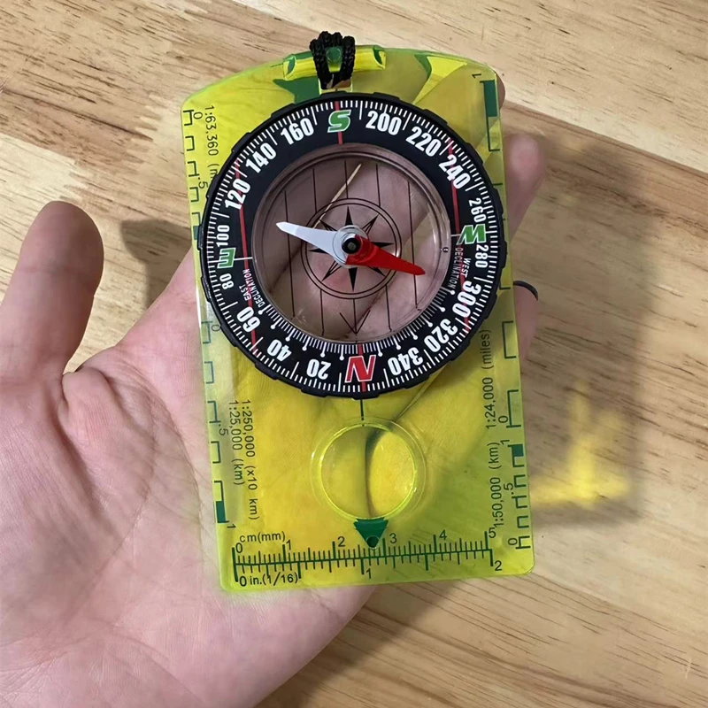 BLZ-16 China Manufacturer Outdoor Compass Scale Mapping Compass Outdoor Camping Map Scale Precision Compass