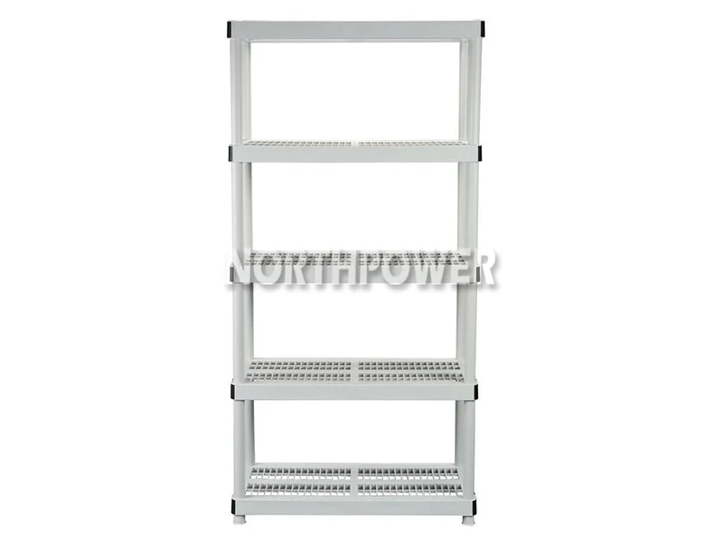 Многоярусная вентилируемая Пластиковая Полка для хранения 36x18x35 дюймов