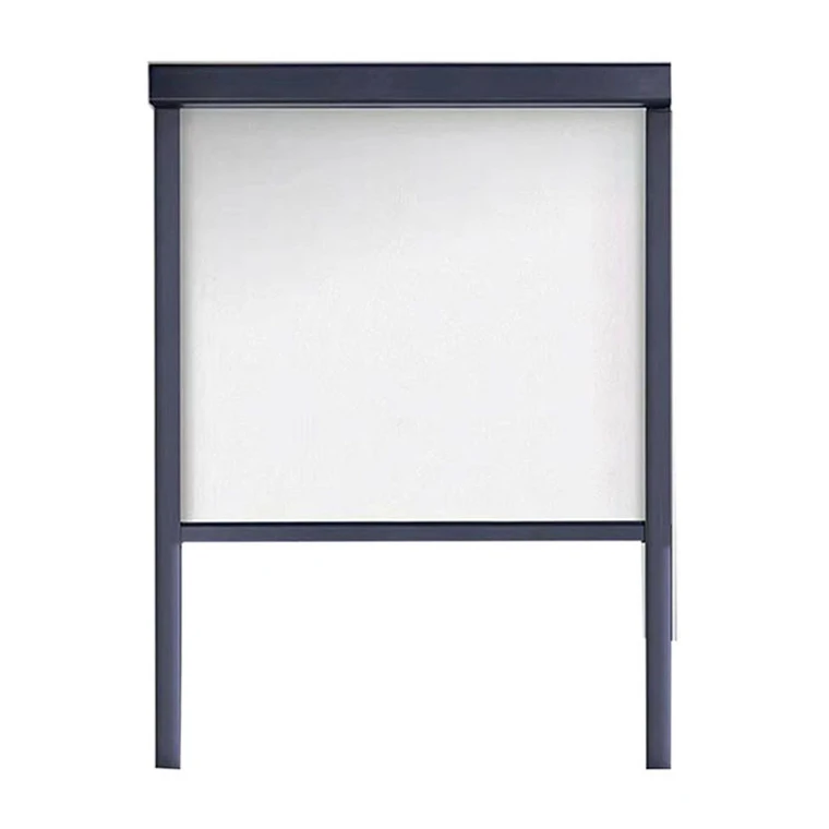 Pergola Waterproof Electric Blinds Thermal Insulated UV Protection Fabric Windproof Wiring Motor Roller Blinds