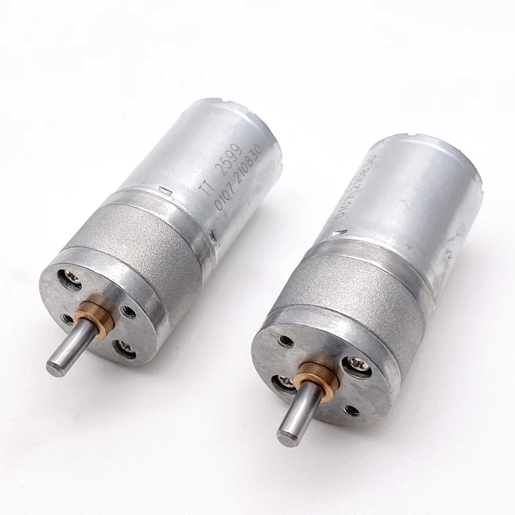 DC Brushed Motor Miniature 6V 12V 24V 25mm 10-1500Rpm 3kg.cm spur Gear Motor for fishing application