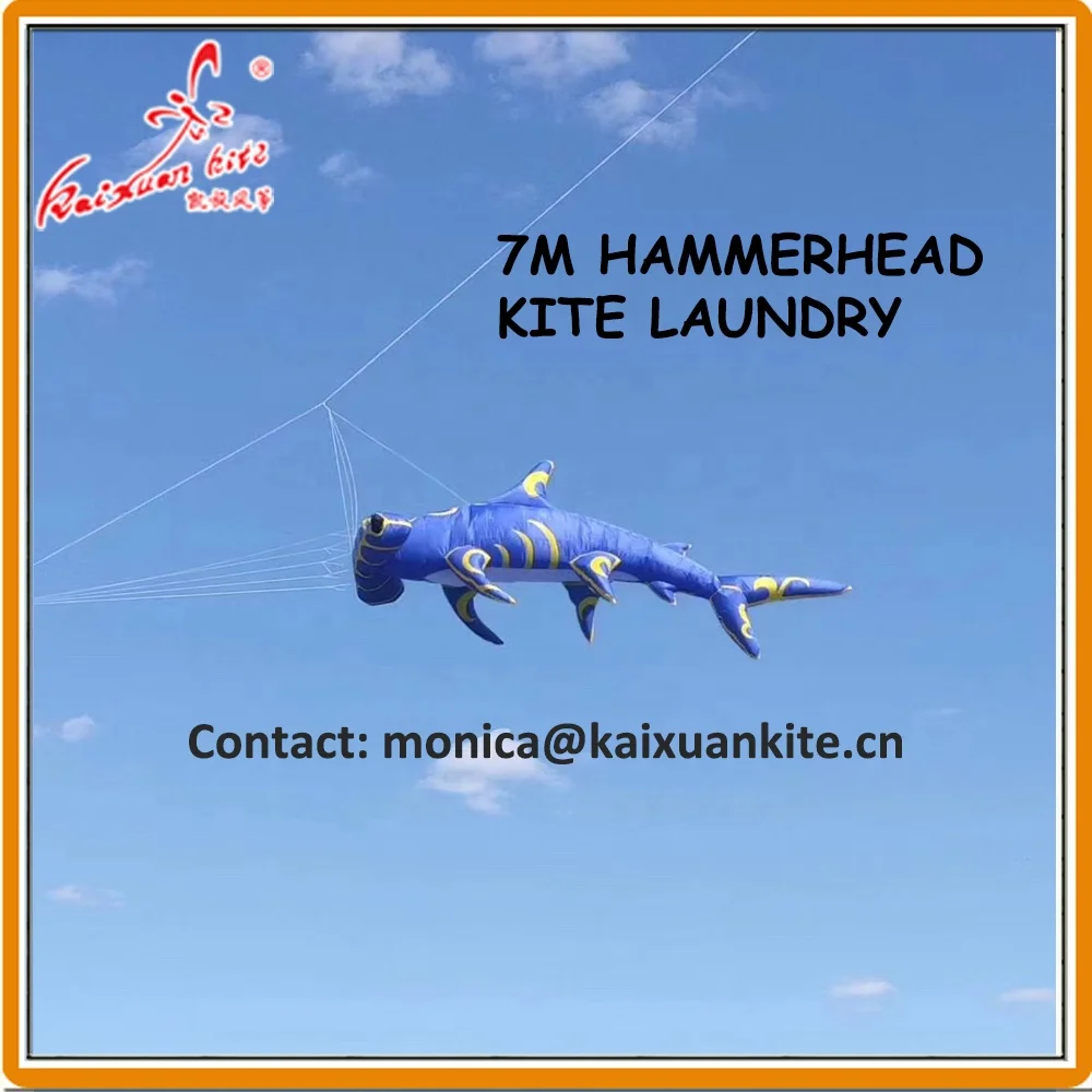 7M Hammerhead Shark kite laundry from Weifang Kaixuan Kite