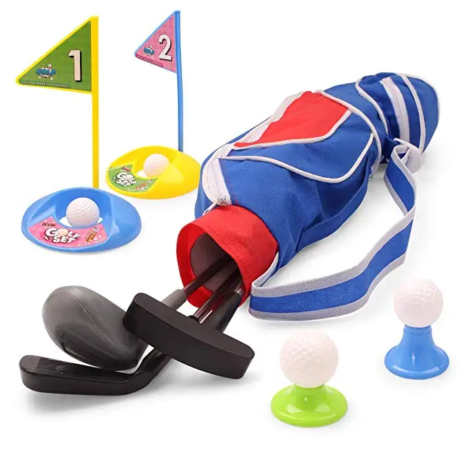 CE certificate kids golf toy set plastic mini golf indoor toys