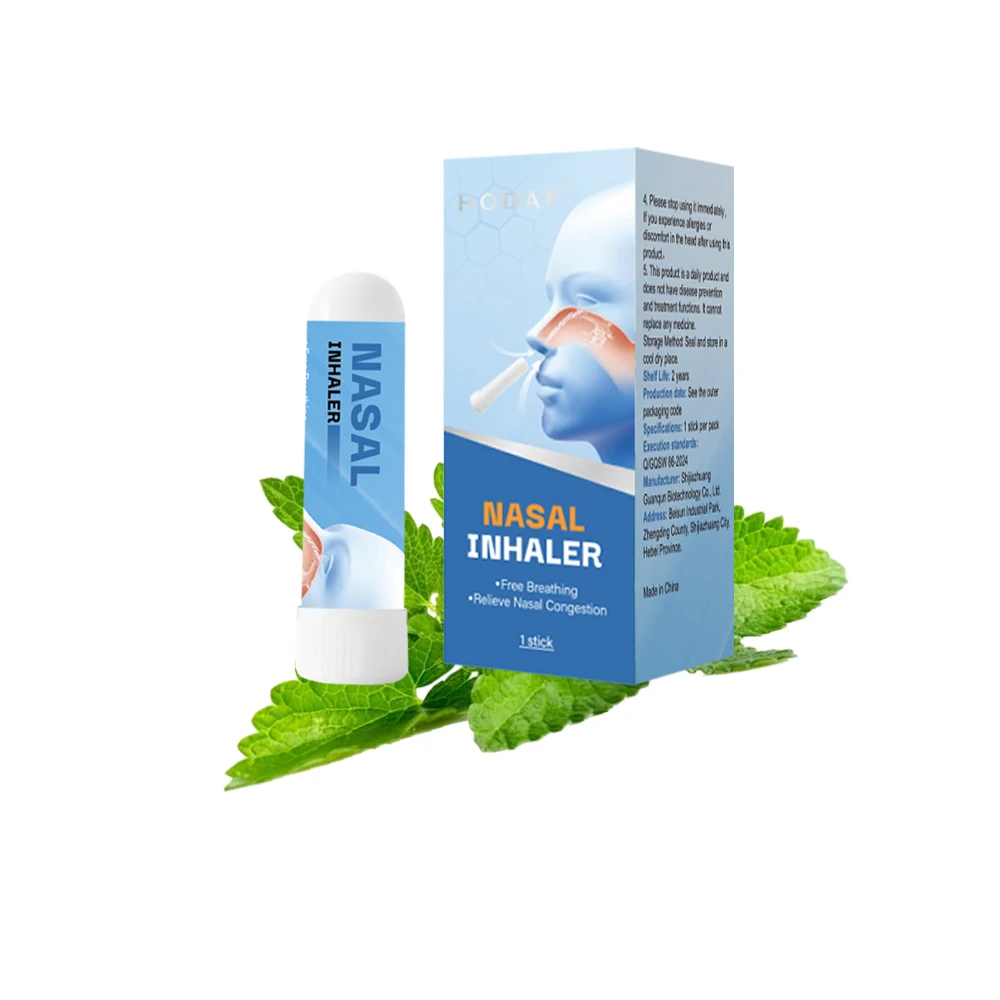 Trending product customized formula Aromatherapy Nasal Inhaler Pack Organic Essential Oil - Eucalyptus Lavender and Peppermint