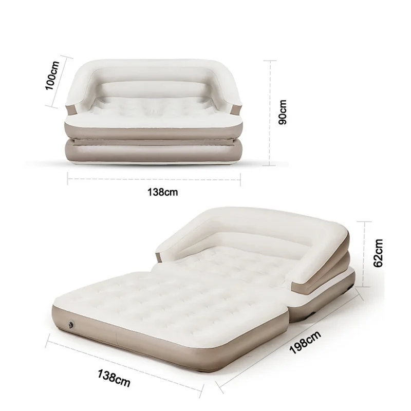 Уличный портативный надувной диван на воздушной подушке