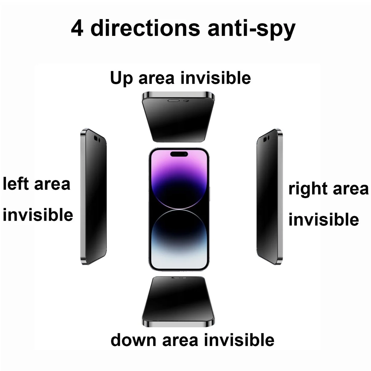 Anti peeping Ceramic Film Tempered Glass Privacy Screen Protector For Iphone 14 14pro maxX 11 12 13 Pro Max