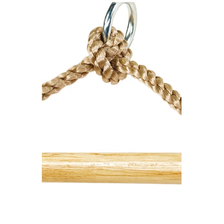 Children outdoor Wooden Climbing Rope ladder with 5 rungs