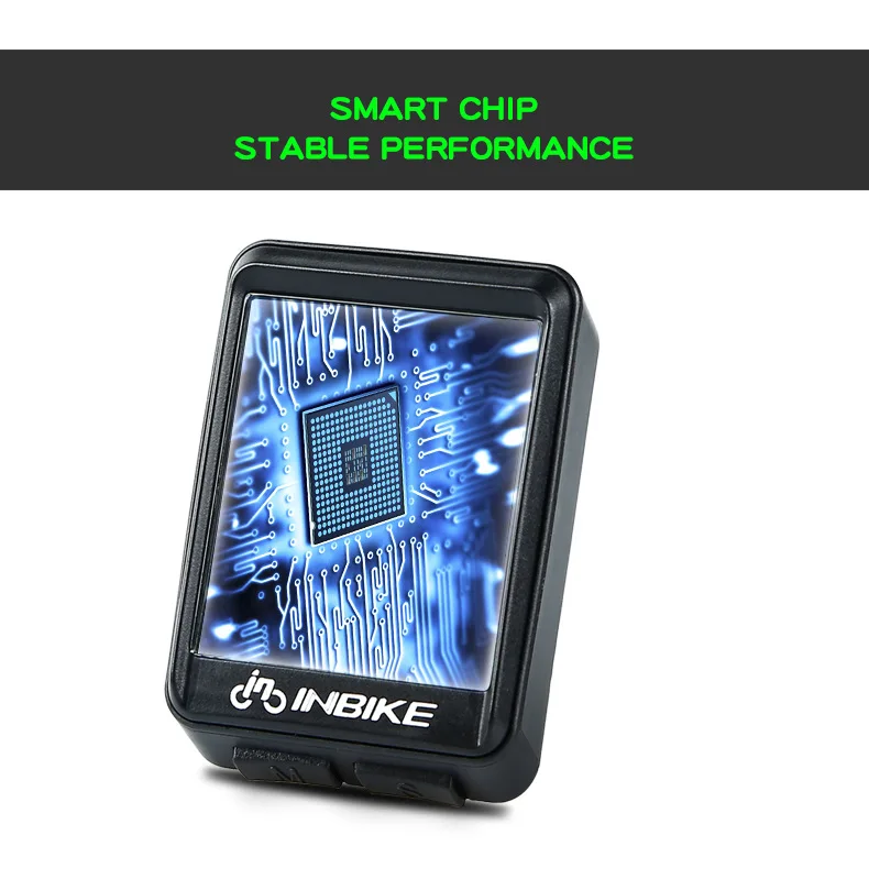 LED Digital Wireless Bike Speedometer Backlight  2.1in Waterproof Mountain Road Bicycle Computer Stopwatch