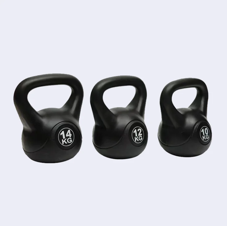 2 4 6 8 10 kg Black Kettle Bell Weight Training Competition Cement kettle bell