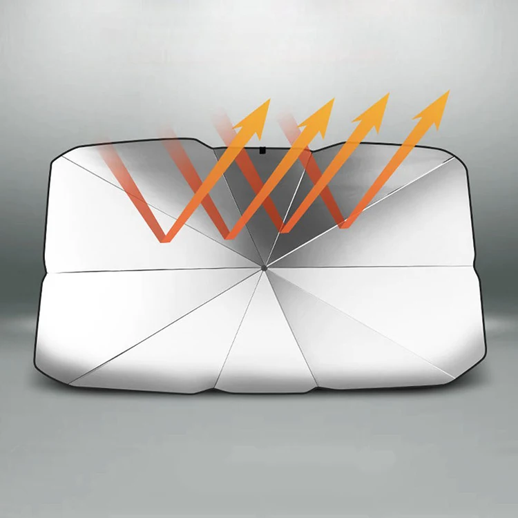 Продвижение передняя дверь лобовое стекло летняя складная солнечная теневой зановес для зонта