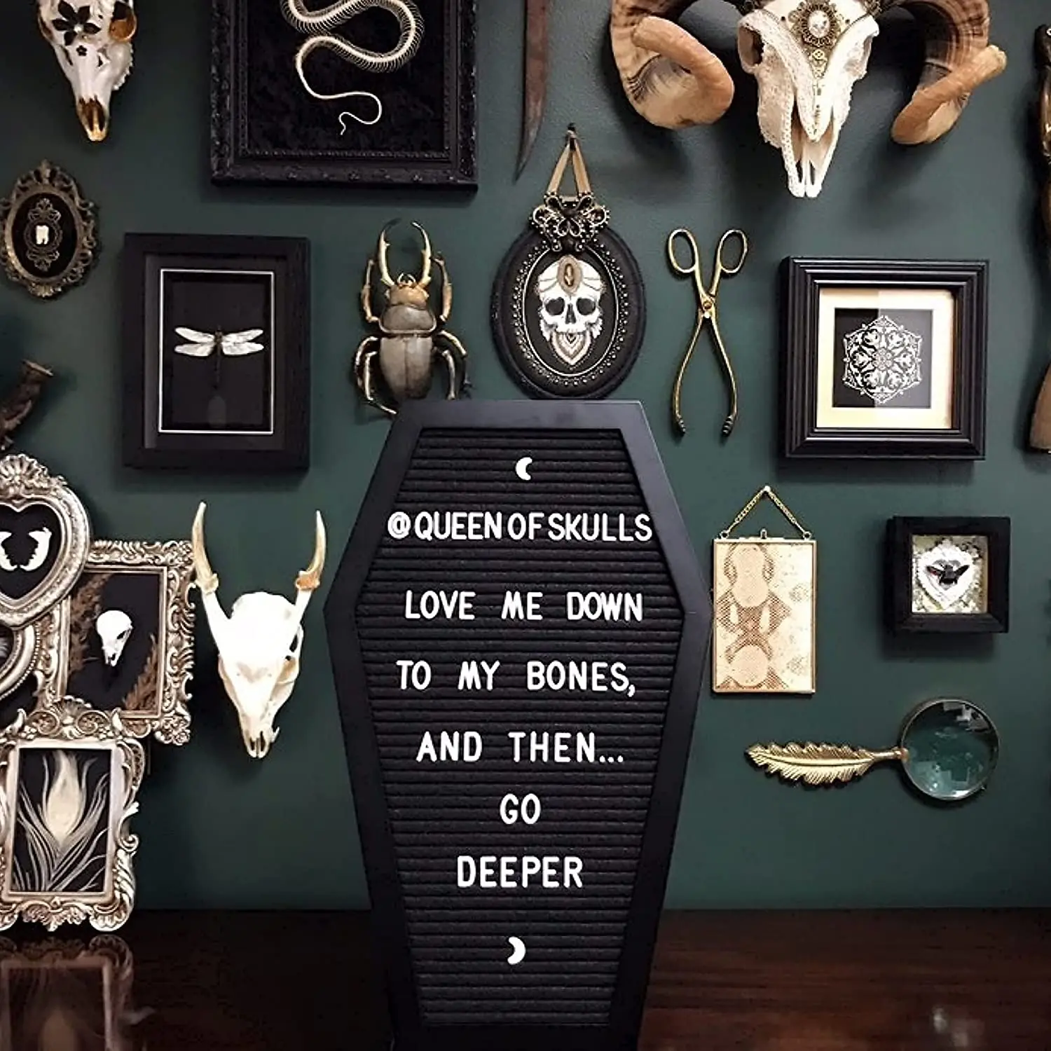 Hotsell Black Felt Coffin Letter Board Halloween Letter Board With White Icons