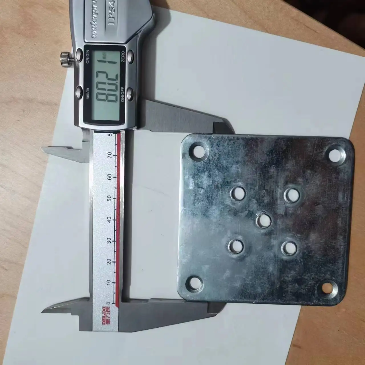 5 отверстий квадратная мебель диван-столы ножки секционные соединители Монтажная плоская шарнирная пластина 2,0 мм толщина