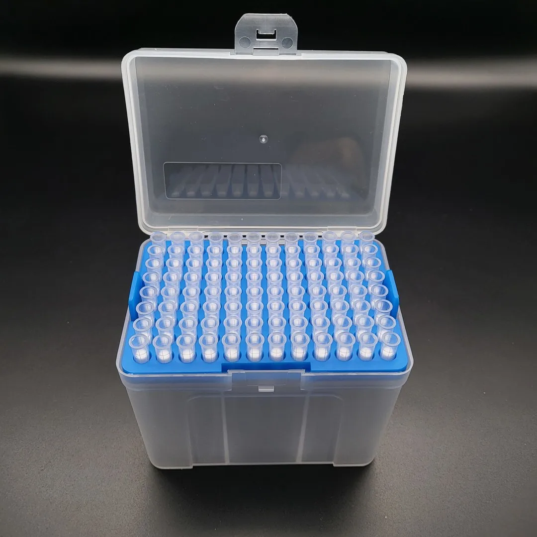 2022 Laboratory Supplies 96 Wells Rack Sterilized Gel Loading 200ul Transparent Filter Pipette Tip