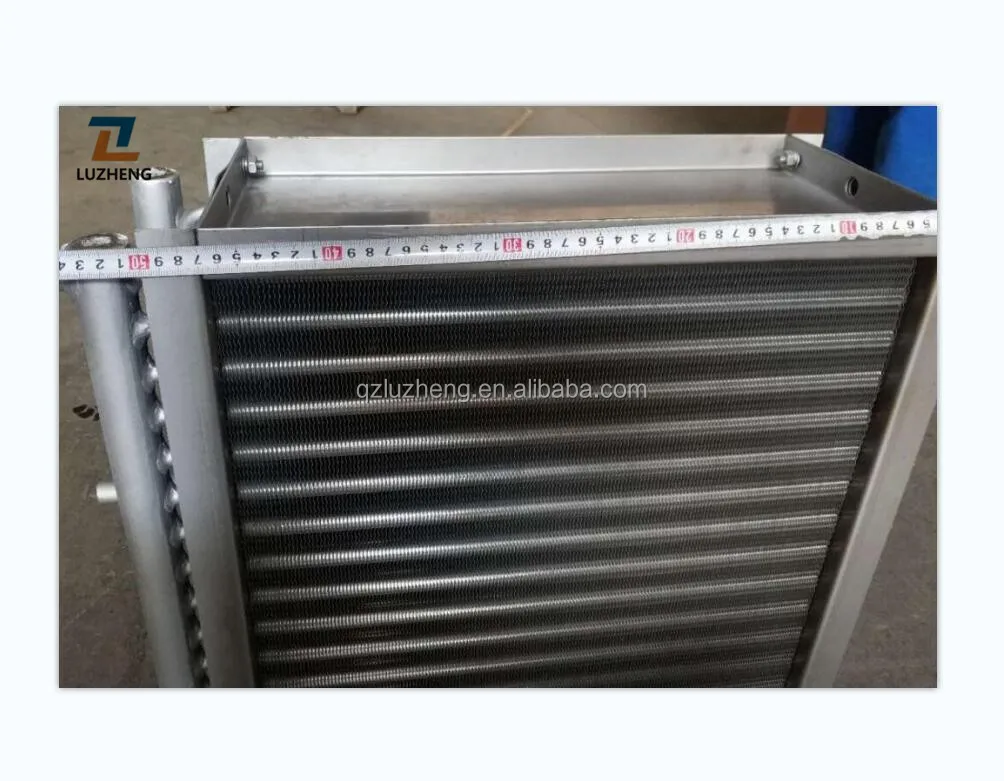 Fin Tube Type Heat Exchanger with Stainless Steel or Copper Finned Aluminum Tube