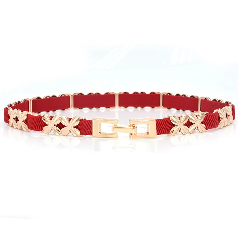 KDC548 wholesale custom fashion gold elastic waist belt