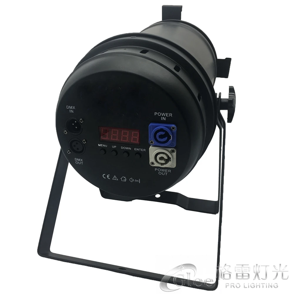 GLEE Stage Theater Auto Motorized Zoom 200W RGBW RGBA COB LED par can par64 light