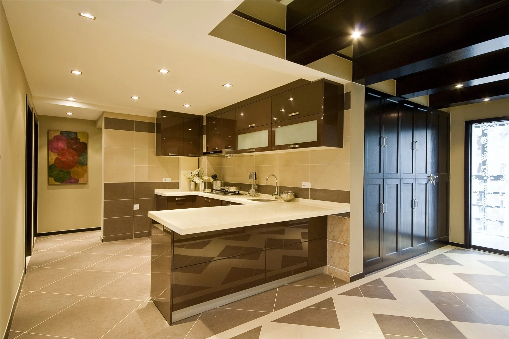 Modern Wooden Full Mini Set Standard Kitchen Cabinet With Factory Direct Sale Price cheaper kitchen furniture