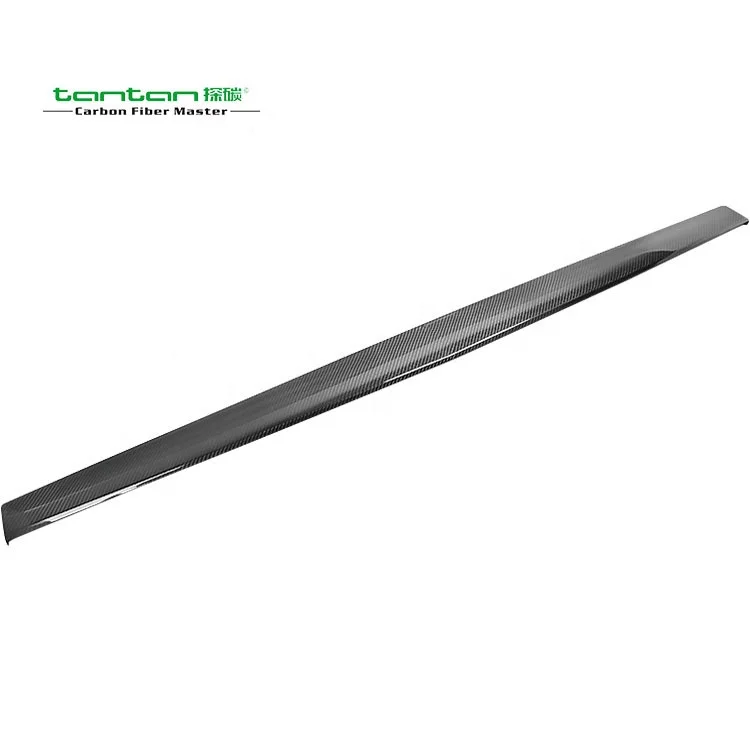 Carbon Fiber Car Interior Accessories Instrument Panel Trim Dashboard Trim For Tesla Model 3 Carbon Fiber Sticky