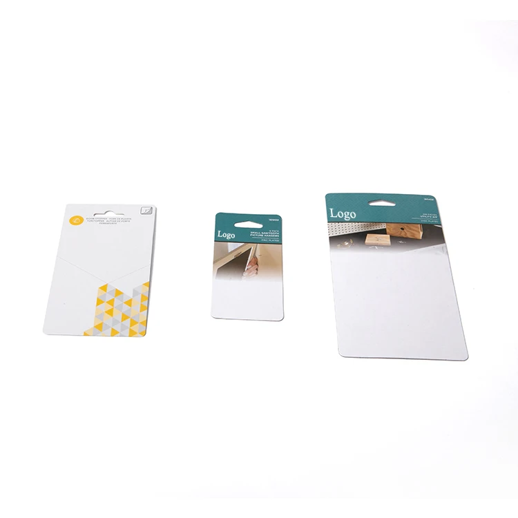 Wholesale custom printed blister paper card pack blister cards