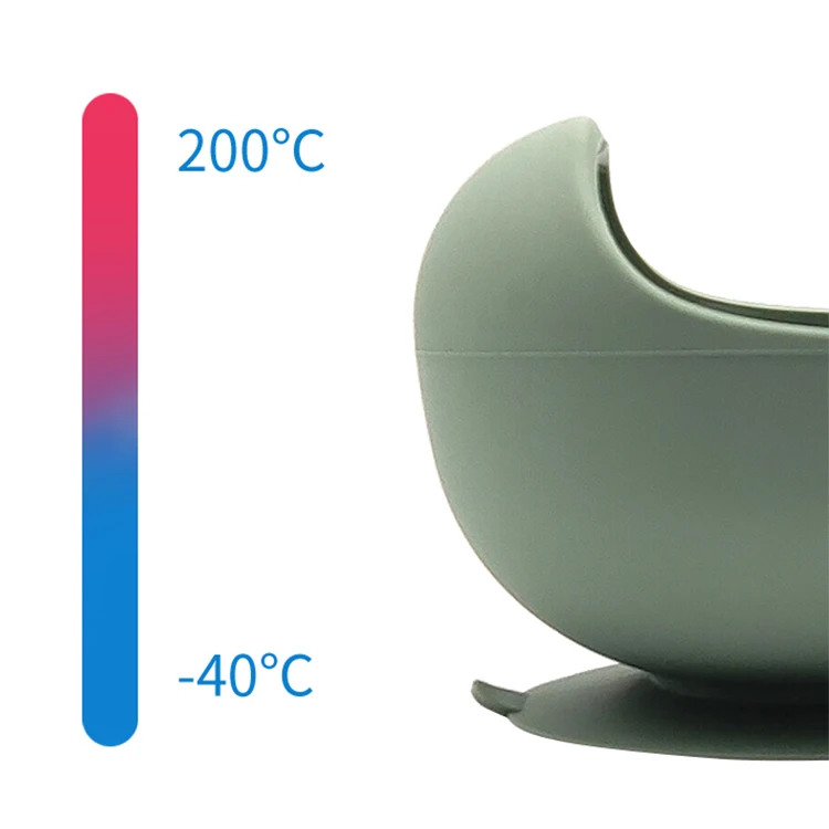 Wholesale Silicone Feeding Baby Dinnerware Tableware for Kids Waterproof Suction Bowl With Spoon Set