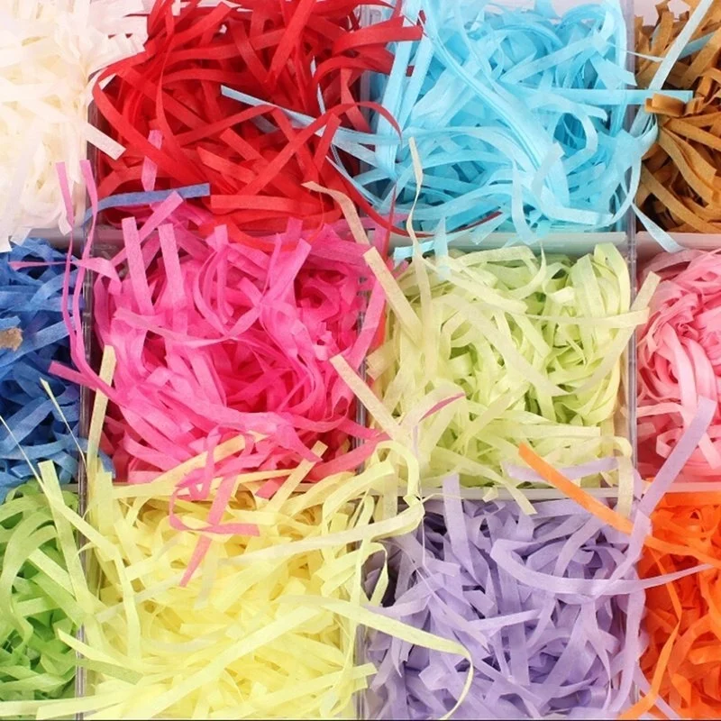 
Crinkle cut paper shred filler for Party gift wrapping Box filling 