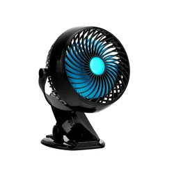 Портативный Перезаряжаемый поворотный мини-вентилятор Usb 360 для кемпинга на коляске